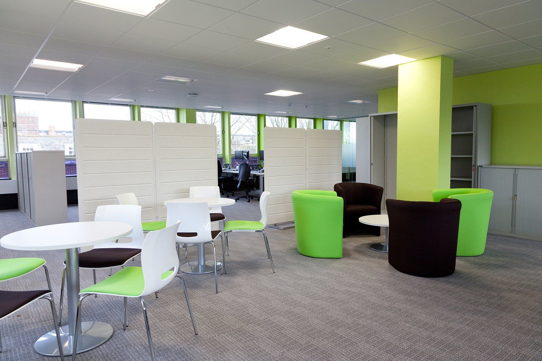 Somerset County Council communal area Office Refurbishment and Fit Out Taunton