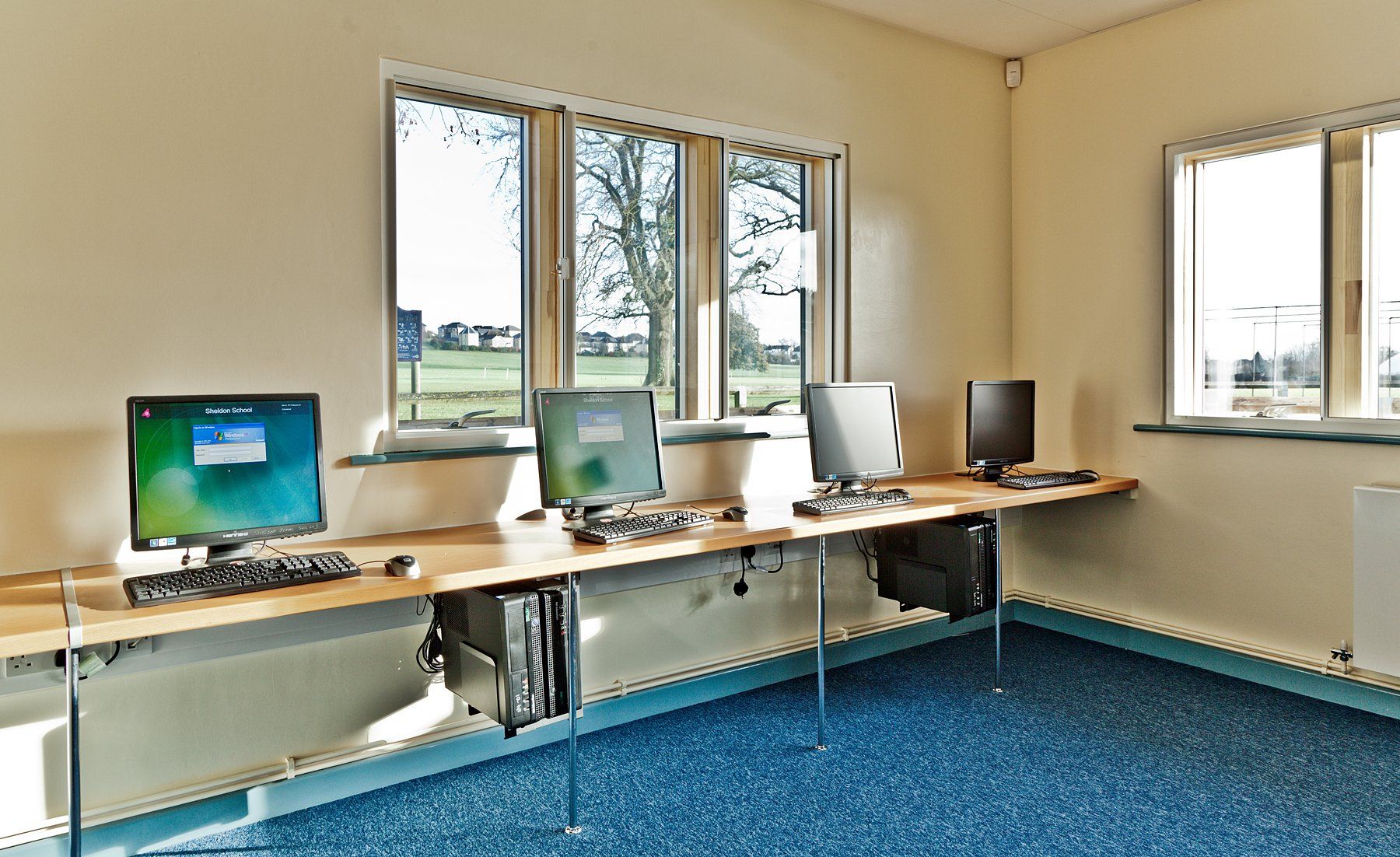 Sheldon school computer room Chippenham New Build Extensions and Fit Out