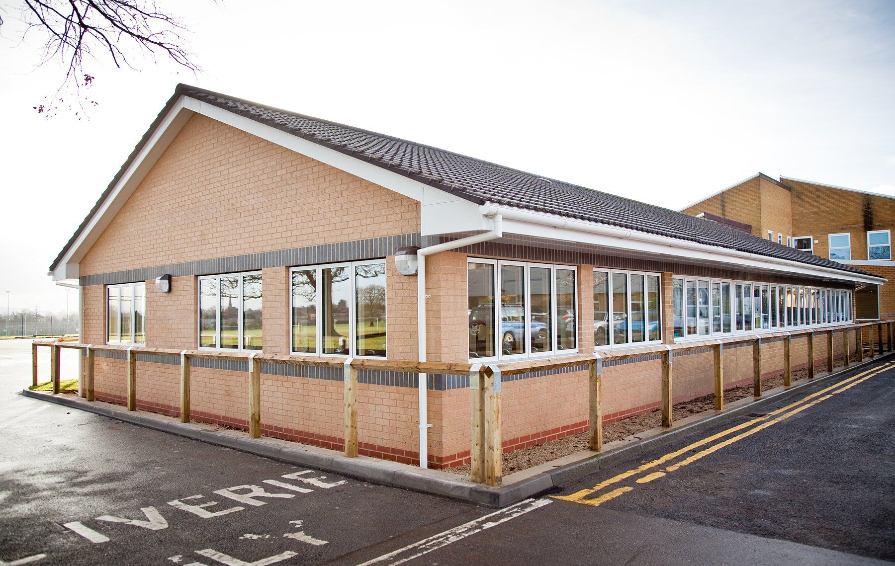 Sheldon school building outside view Chippenham New Build Extensions and Fit Out