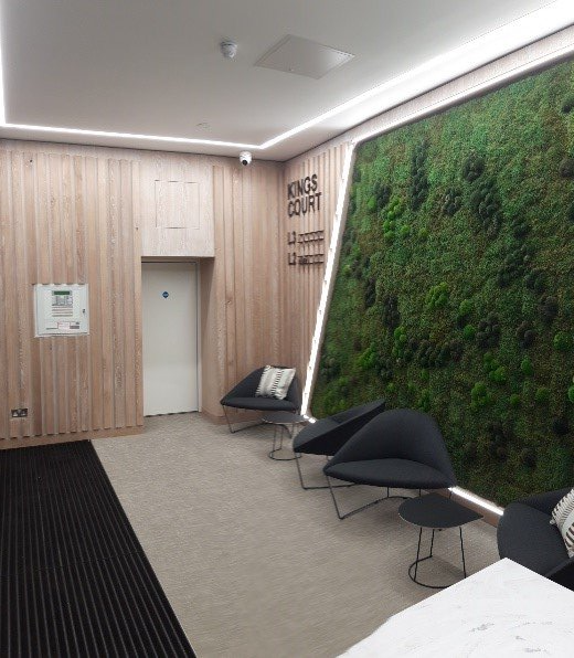 Kings Court reception refurbishment CW Duke Bath