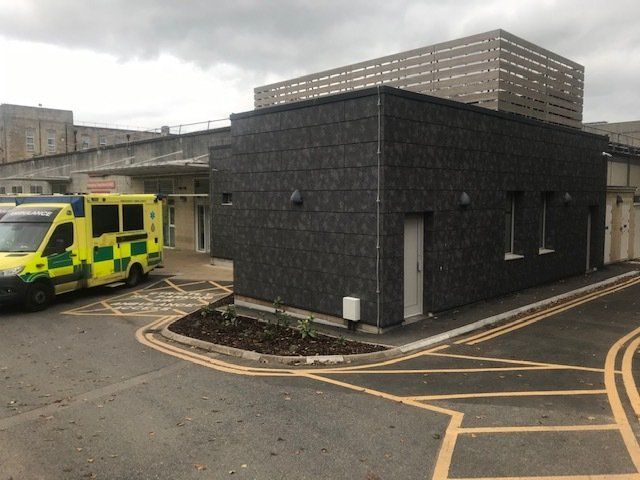 The Royal United Hospital Emergency Department Exterior