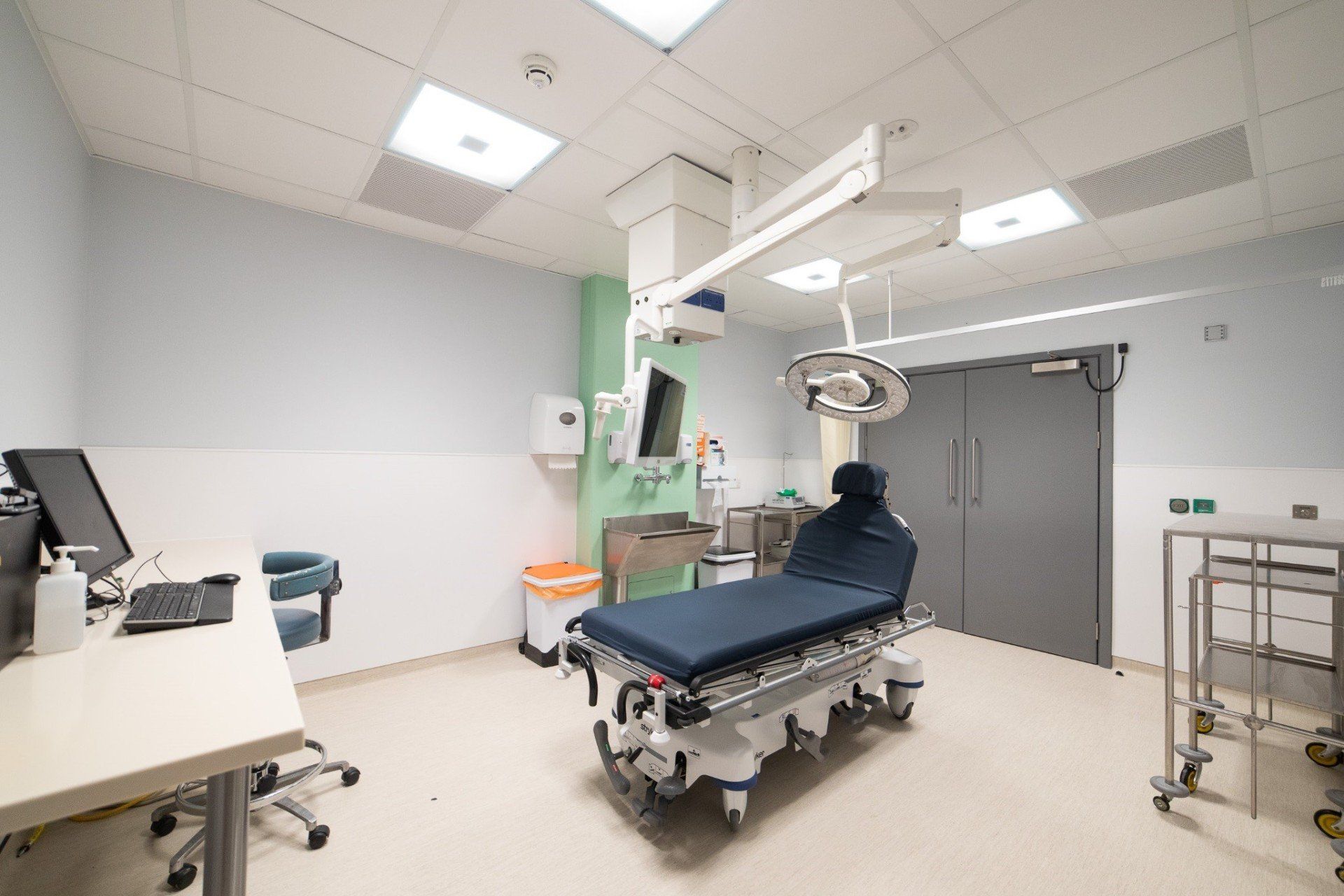 Royal United Hospital facial surgery and orthodontist department operation table