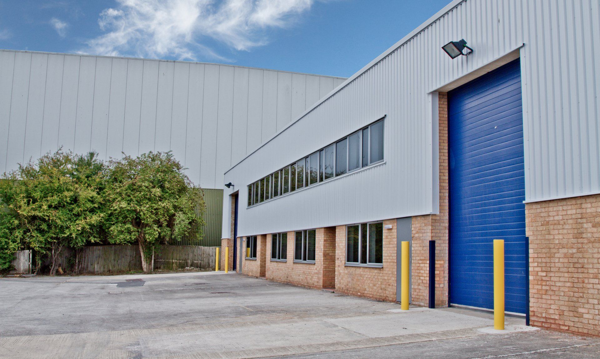 Hartnell Taylor Cook industrial unit exterior view Dilapidations, Repair and Refurbishment of Industrial Unit