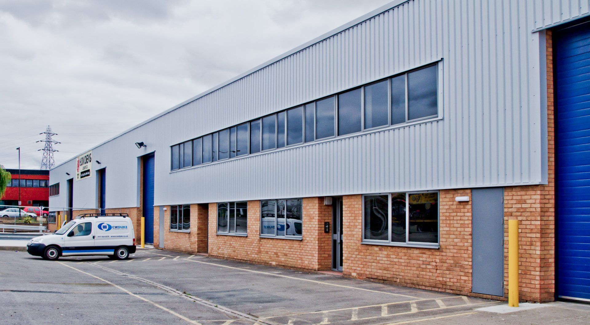 Hartnell Taylor Cook industrial unit exterior TewkesburyDilapidations, Repair and Refurbishment of Industrial Unit