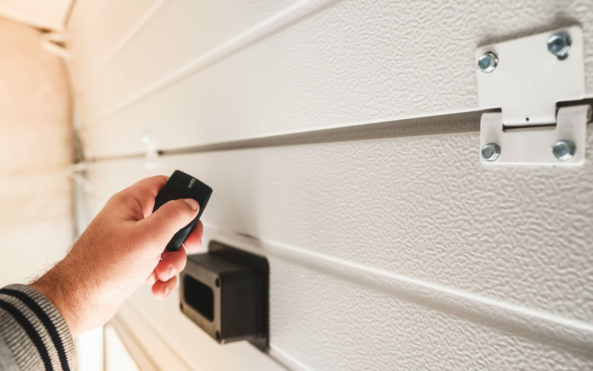 Garage door PVC with remote controller