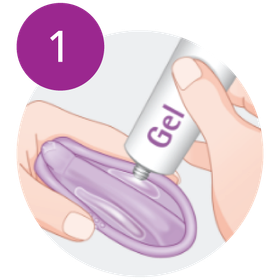 Application of Caya Gel