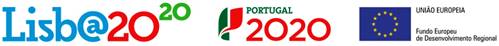 Uma imagem desfocada de um logotipo para lisboa 2020