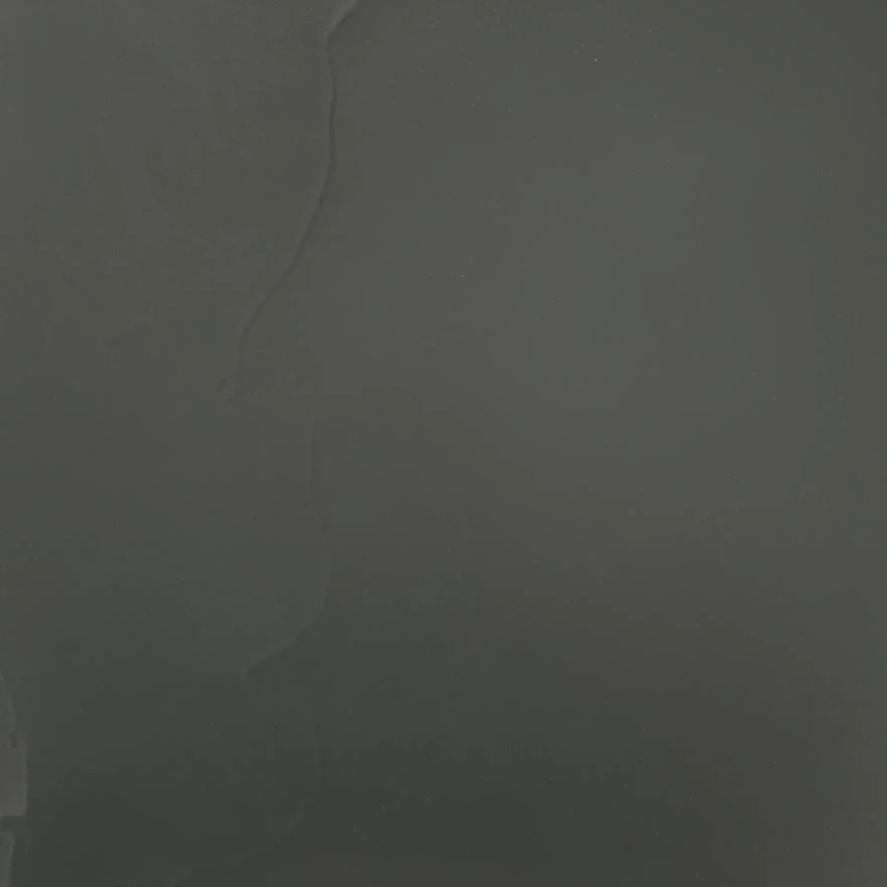 Solid gray background with a crease.