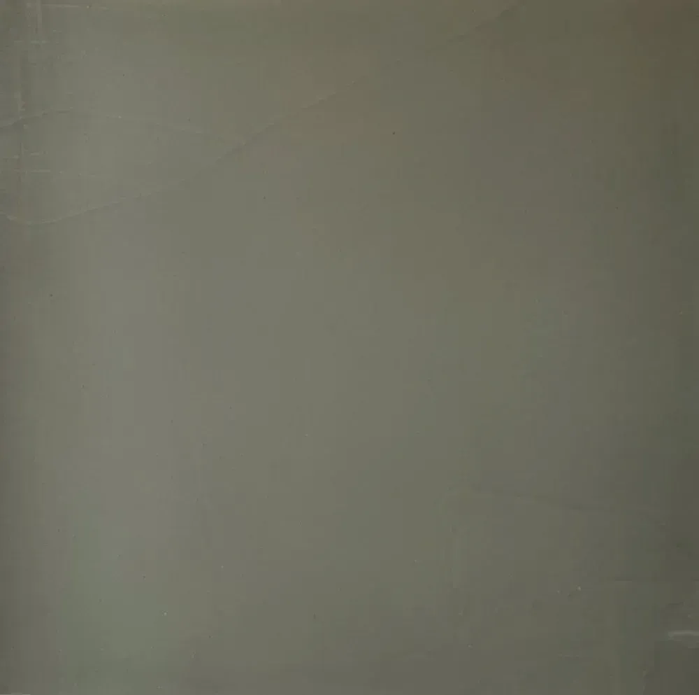 Plain, solid, grey background.