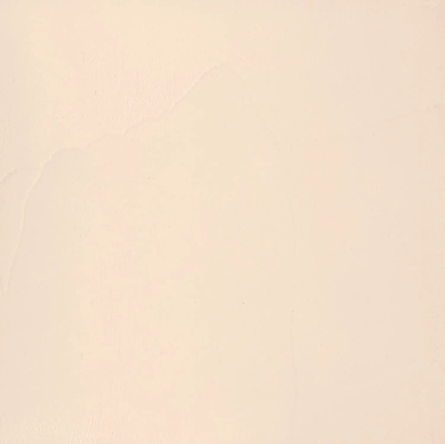 Pale peach background.