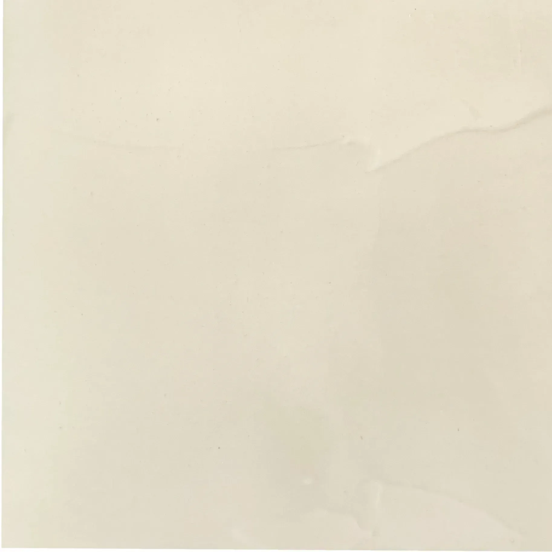 Light beige square with a slightly irregular surface, likely a tile.