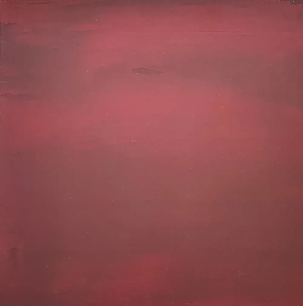 Abstract pink and maroon gradient with a soft, textured surface