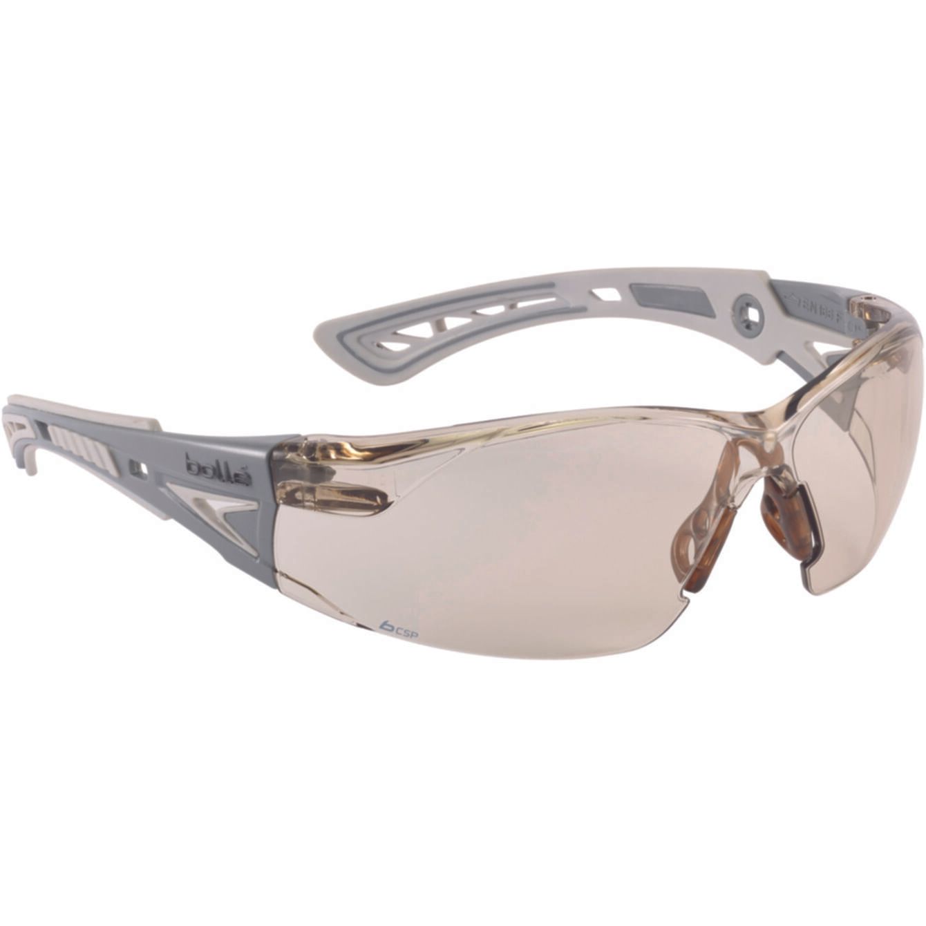 A pair of 3m safety goggles on a white background.
