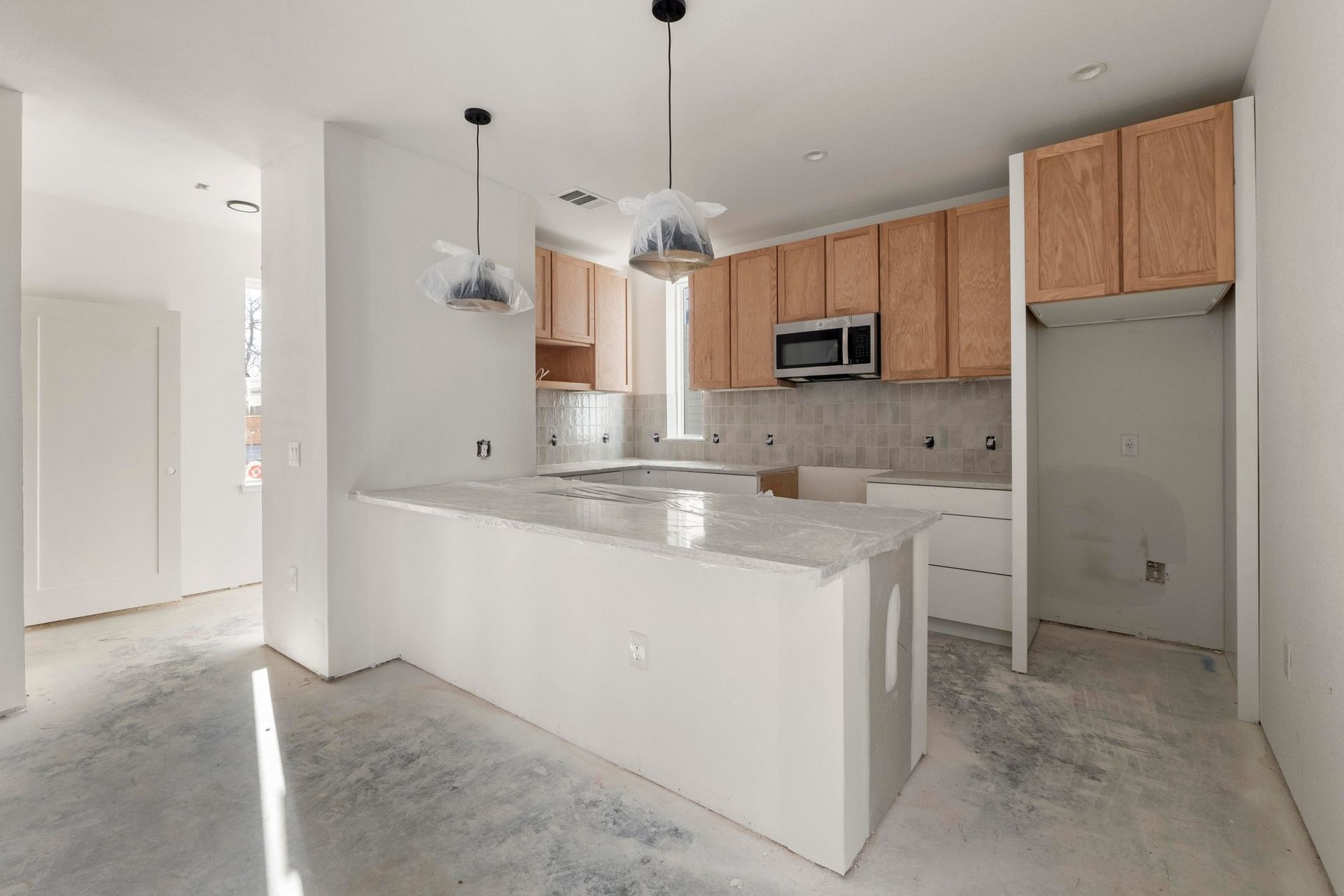 Arden Springdale kitchen development progress.
