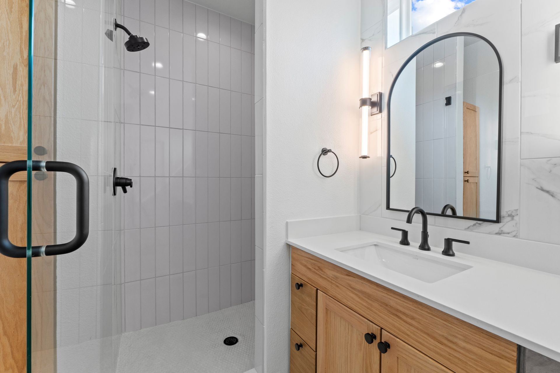 Finished Arden Springdale bathroom and shower.