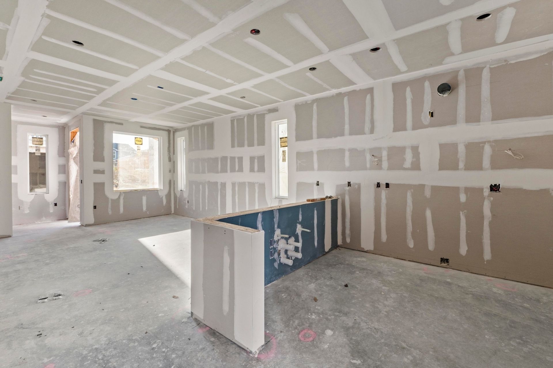 Arden Springdale interior development progress.