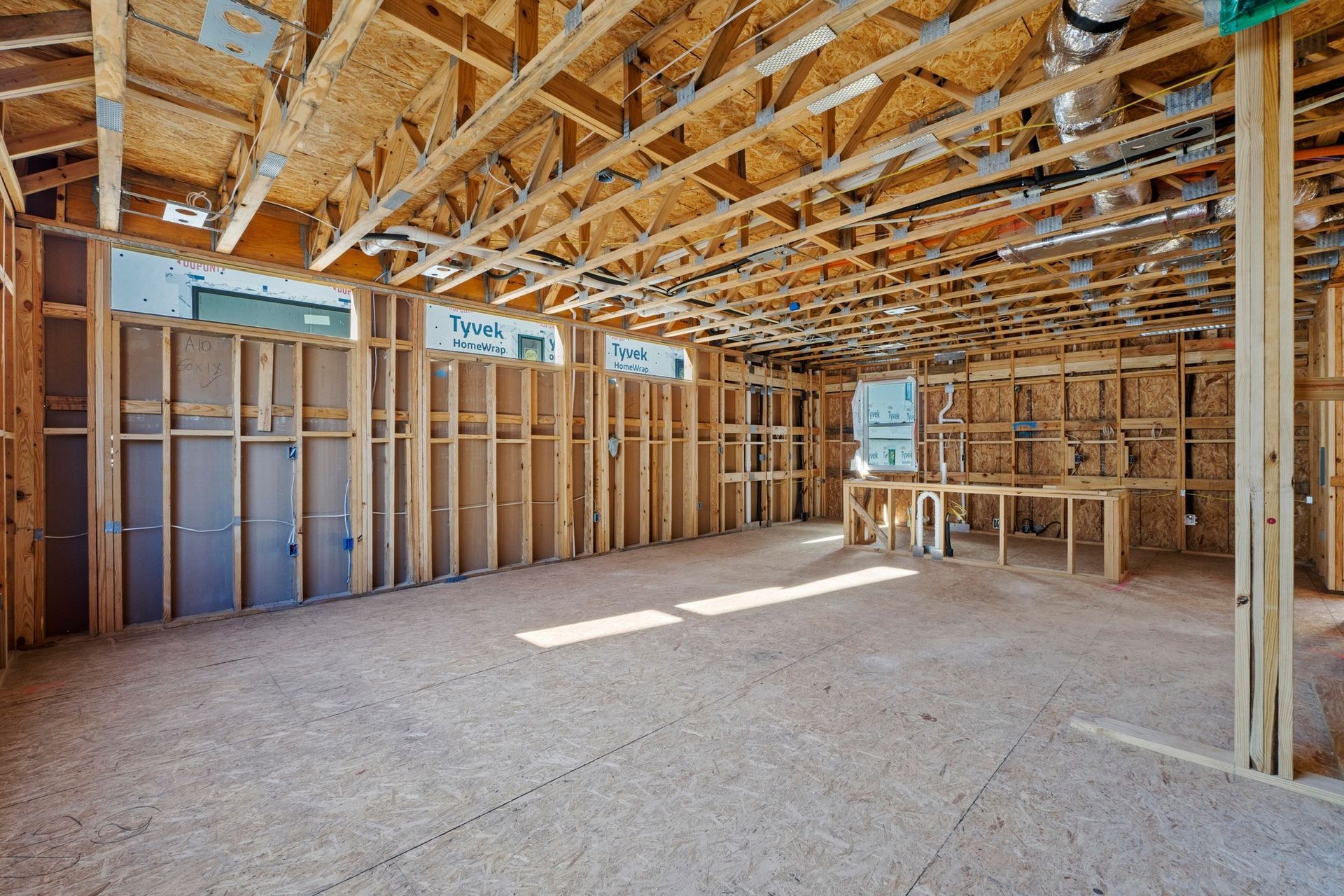 Interior of Arden Springdale development progress.