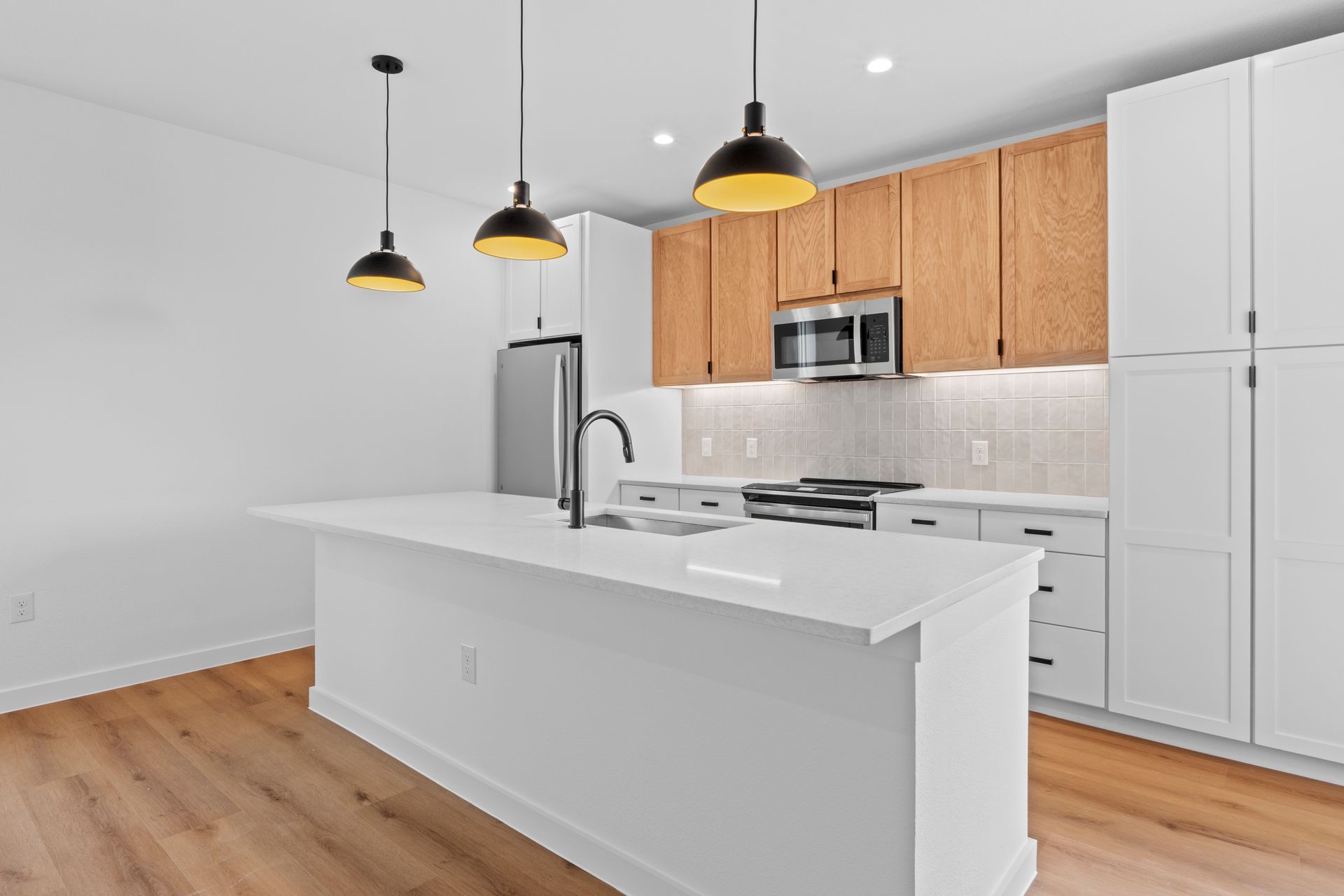 Beautiful finished Arden Springdale kitchen.