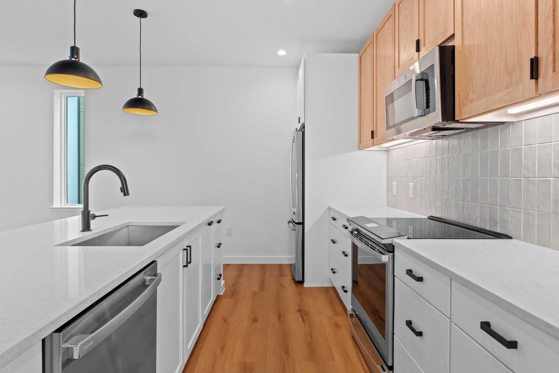 Beautiful finished Arden Springdale kitchen.