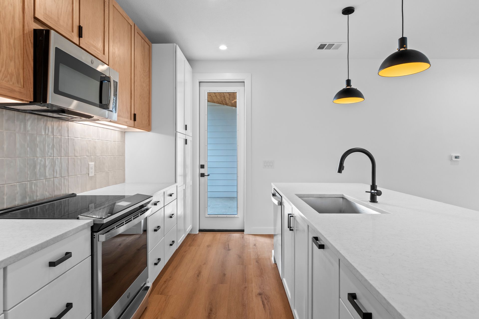 Beautiful finished Arden Springdale kitchen.
