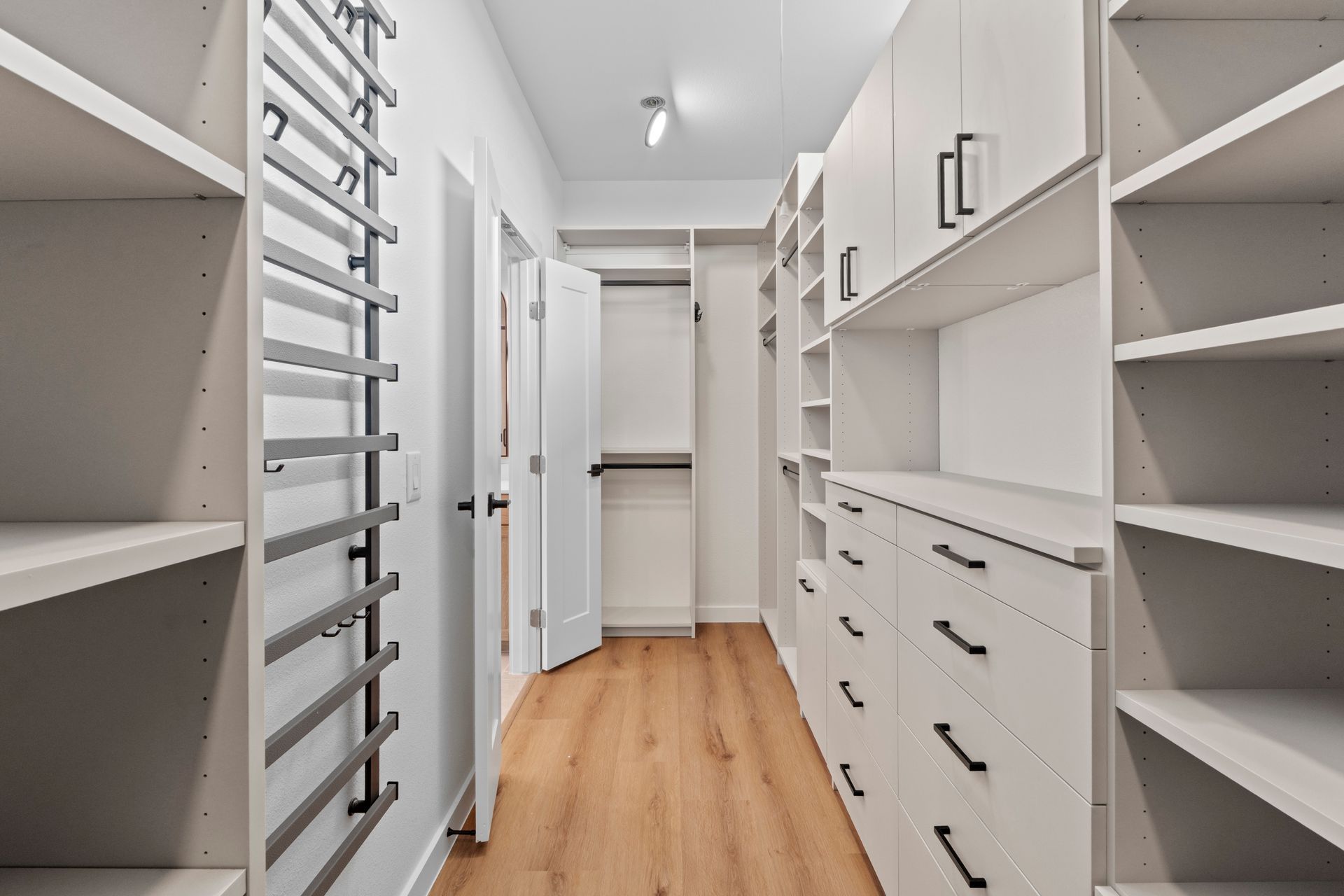 Finished Arden Springdale spacious closet.