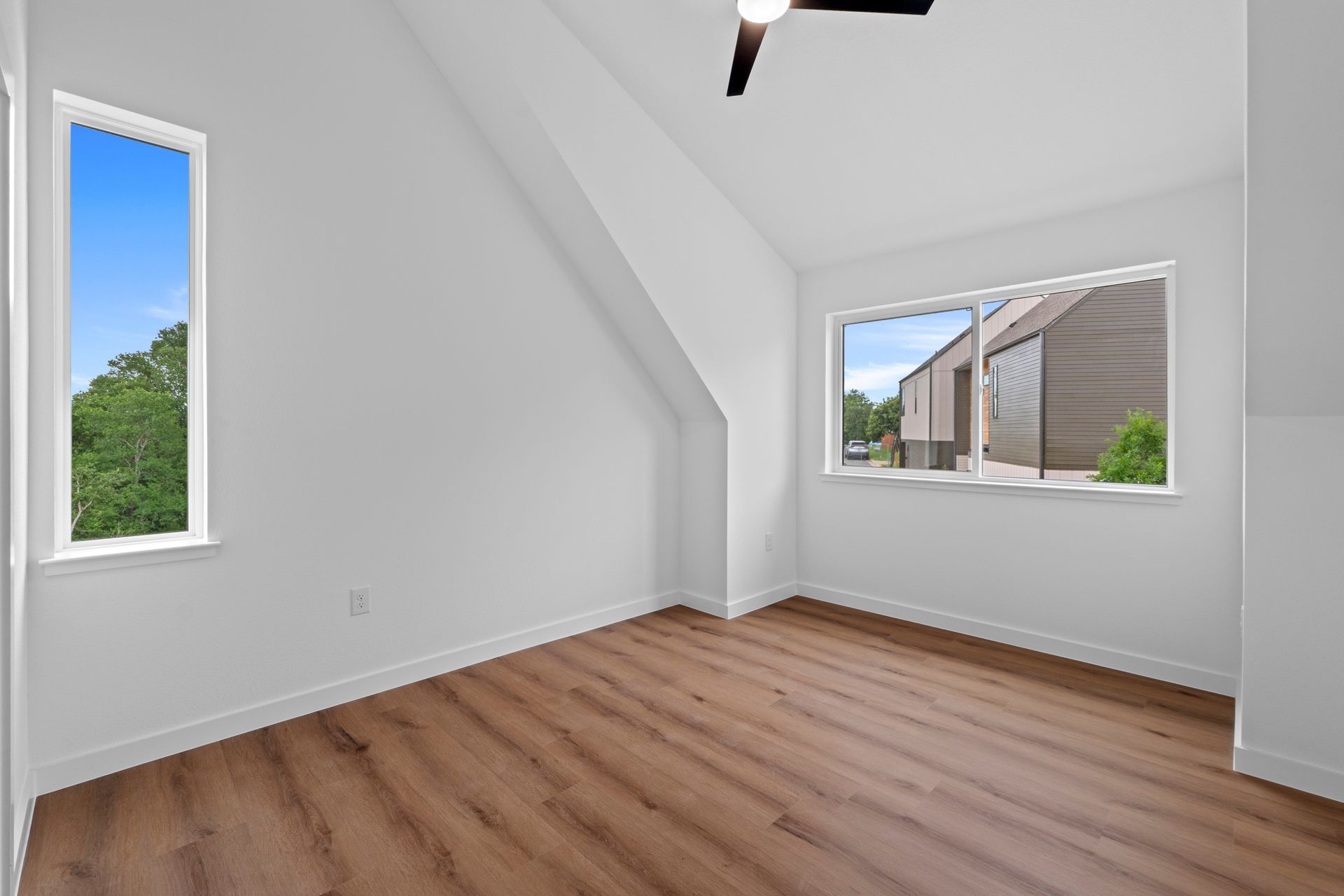 Views from a finished Arden Springdale bedroom.