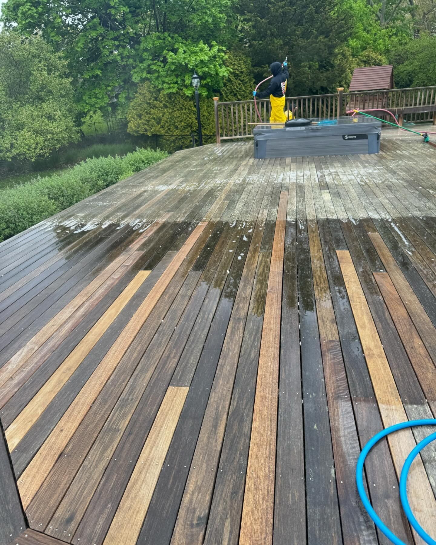 Deck Pressure Washing Service On Long Island By KOS Cleaning