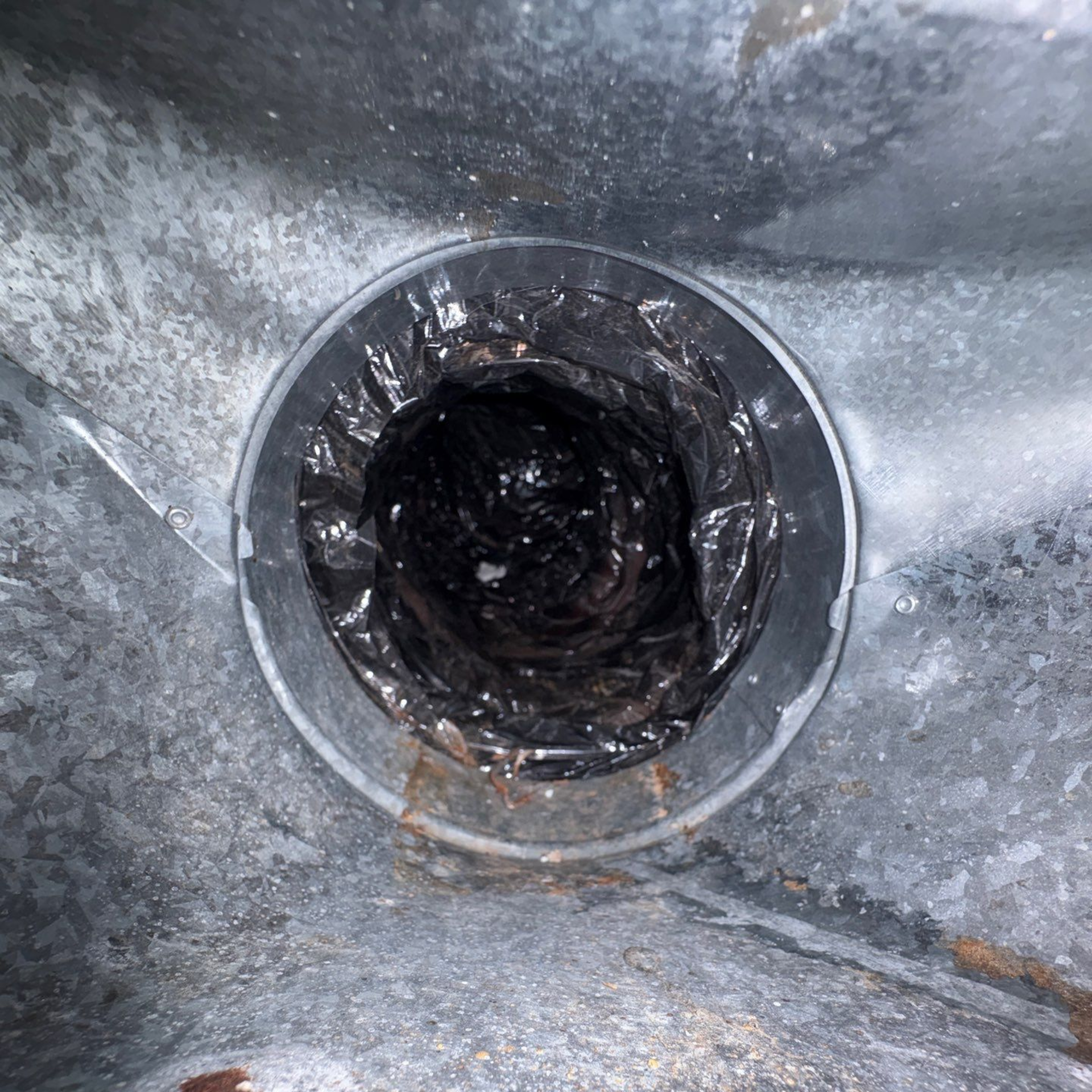 cleaned air duct at a home in Westhampton Beach NY