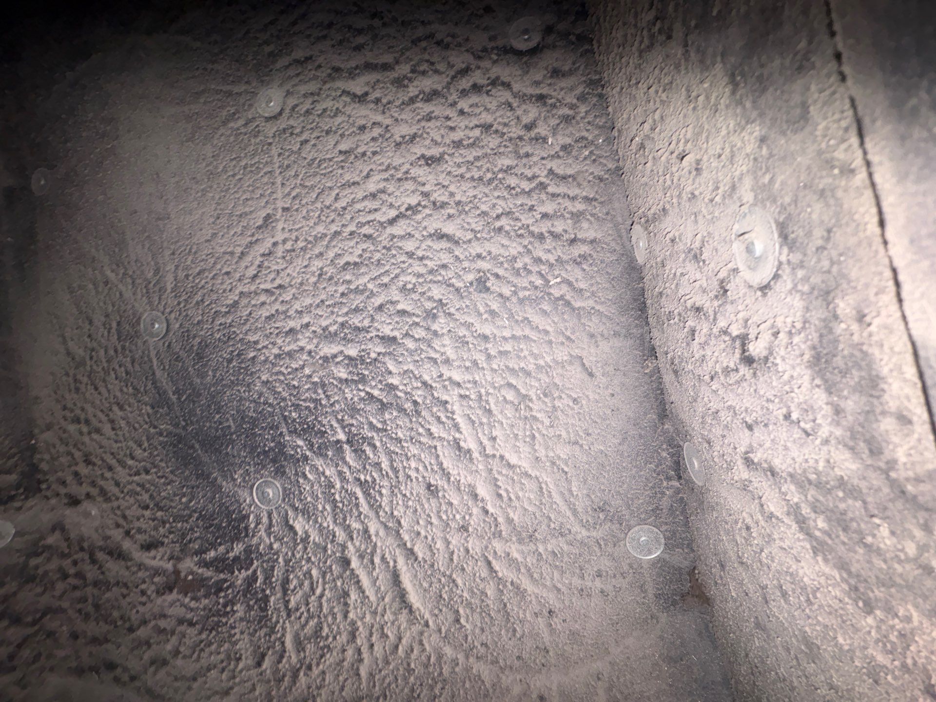 Vent before air duct cleaning at a home in East Patchogue NY