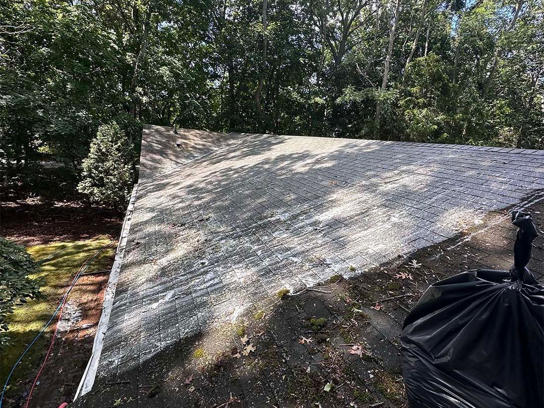 asphalt roof cleaning and soft washing