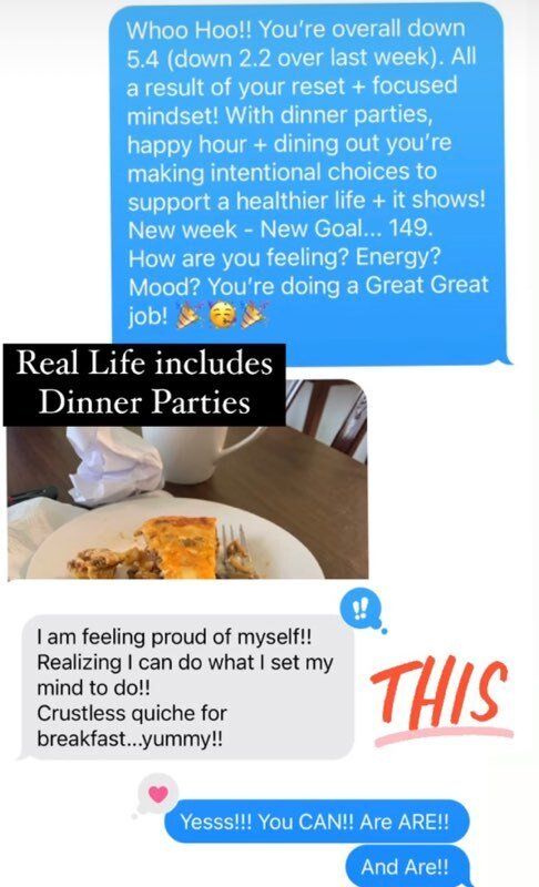 client testimonial for emily moss of thrivyest