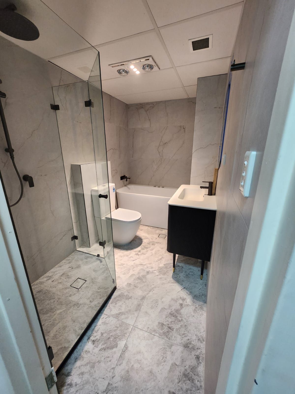 Full bathroom renovation — completed