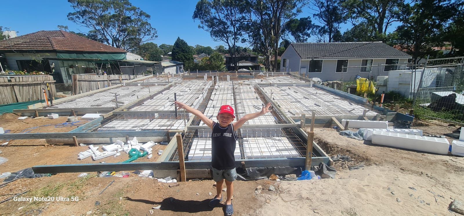 Slab and reinforcement