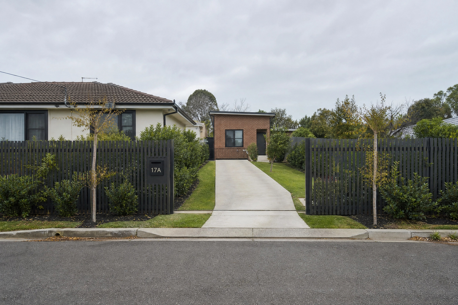 Granny flat exterior street view