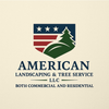 LocalSplash Landscaper logo with green-and-black house and tree graphics