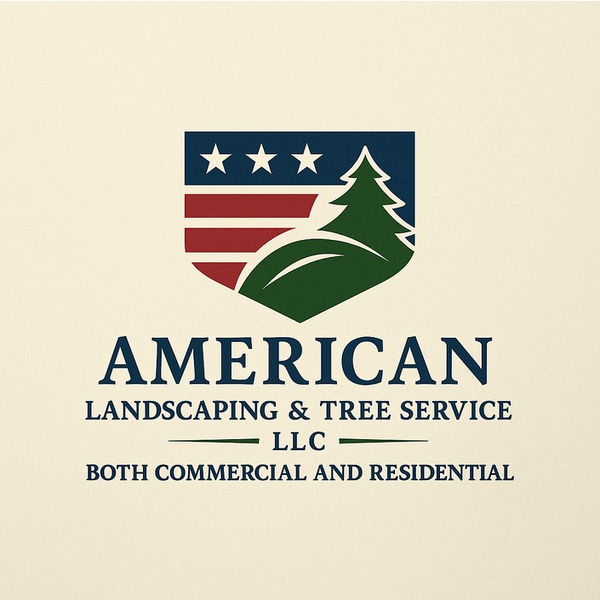 LocalSplash Landscaper logo with green-and-black house and tree graphics