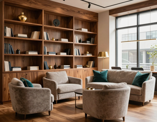 Boutique-style office interior at Signature Tag & Title