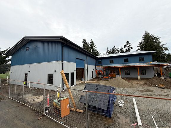 Windsor Plywood building on Salt Spring Island, BC.