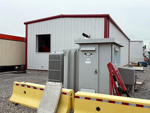 Completed jet fuel pump facility at Vancouver Airport (YVR).
