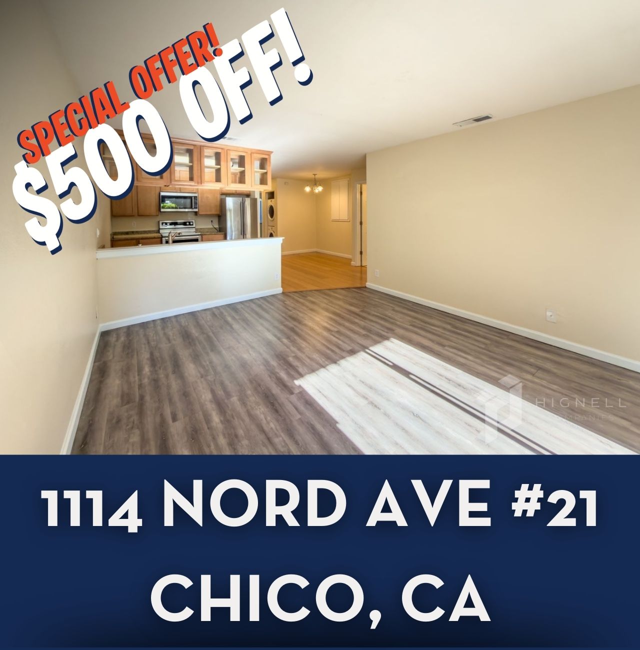 For rent 1114 Nord Ave #21