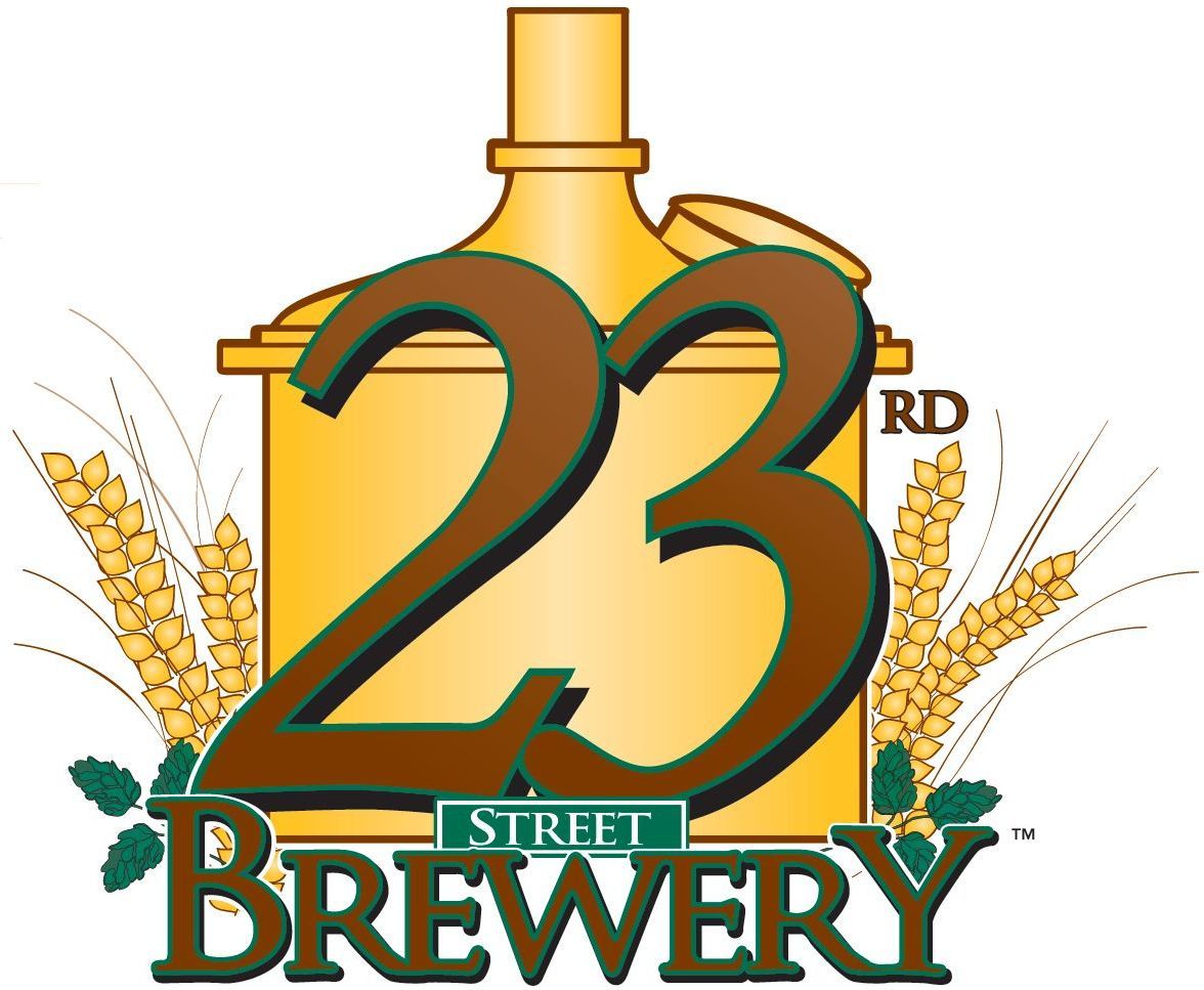 a logo for the 23rd street brewery