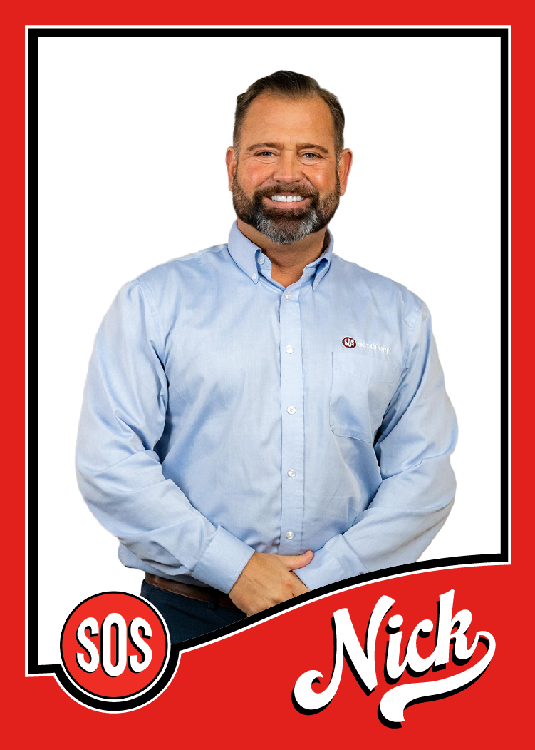 Professional photograph of SOS Pest Control employee that was taken by KMG.