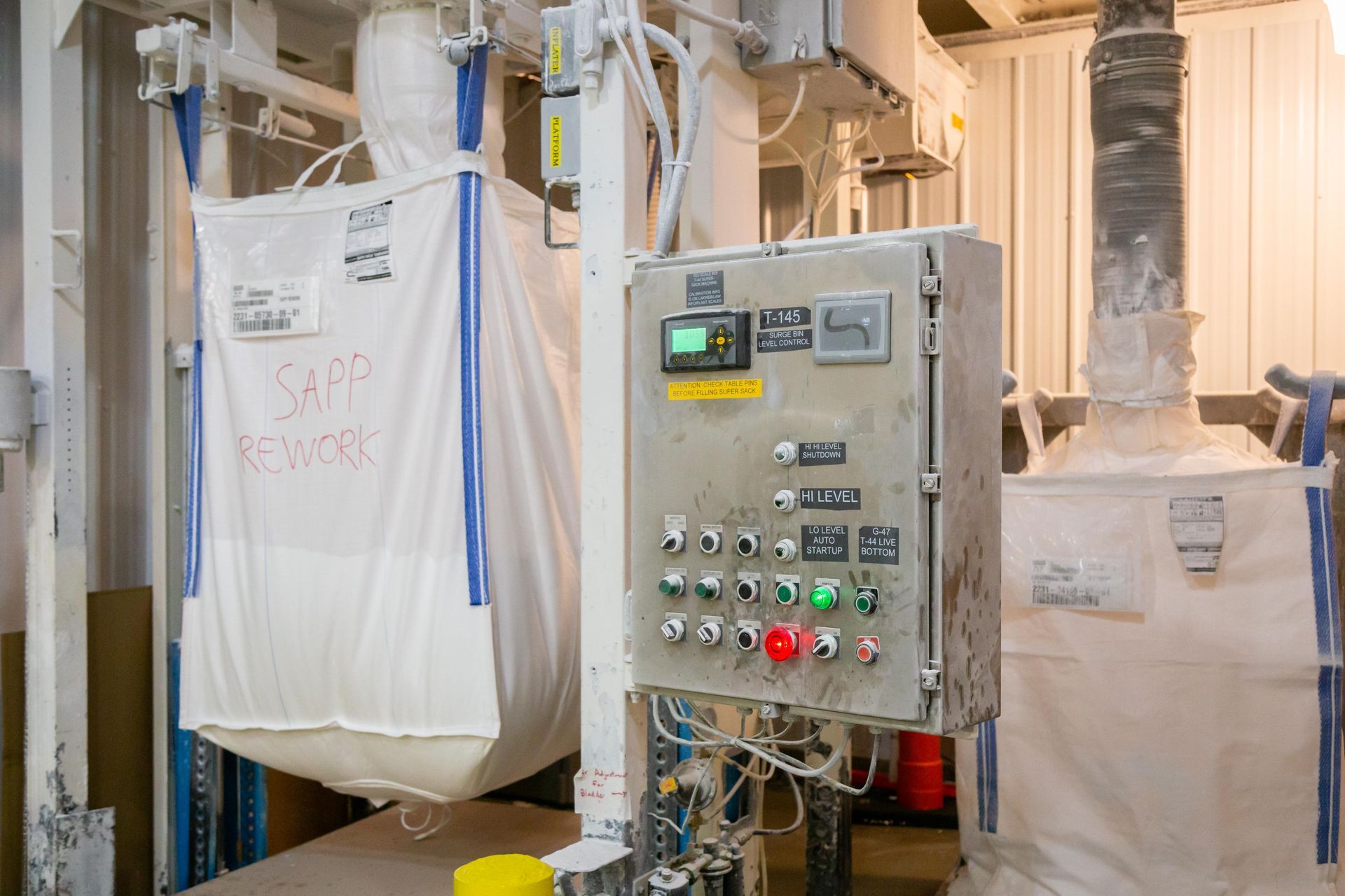 Professional photograph of a control panel.