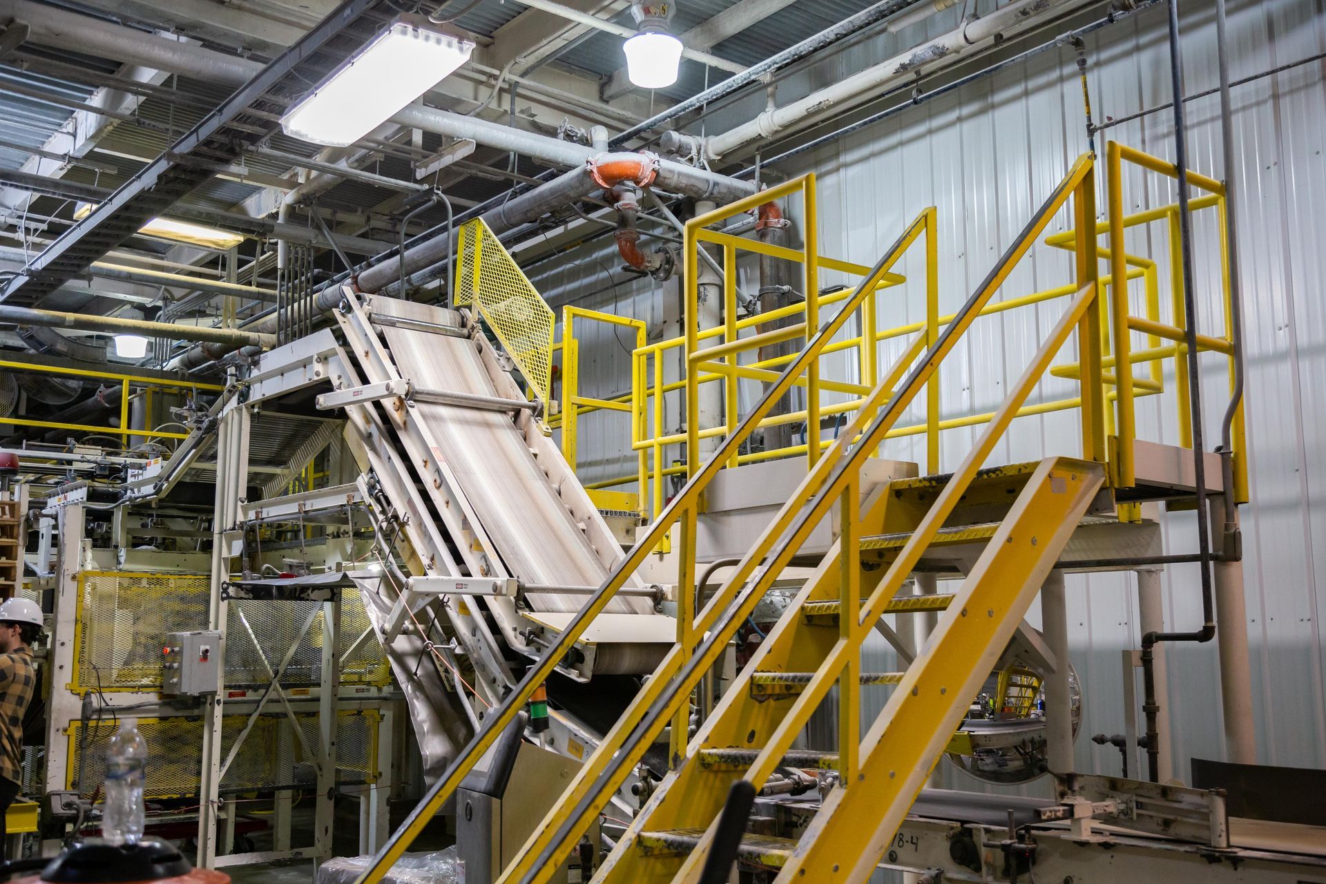 Professional photograph of an industrial stairway.
