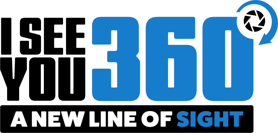 the logo for isee 360 a new line of sight