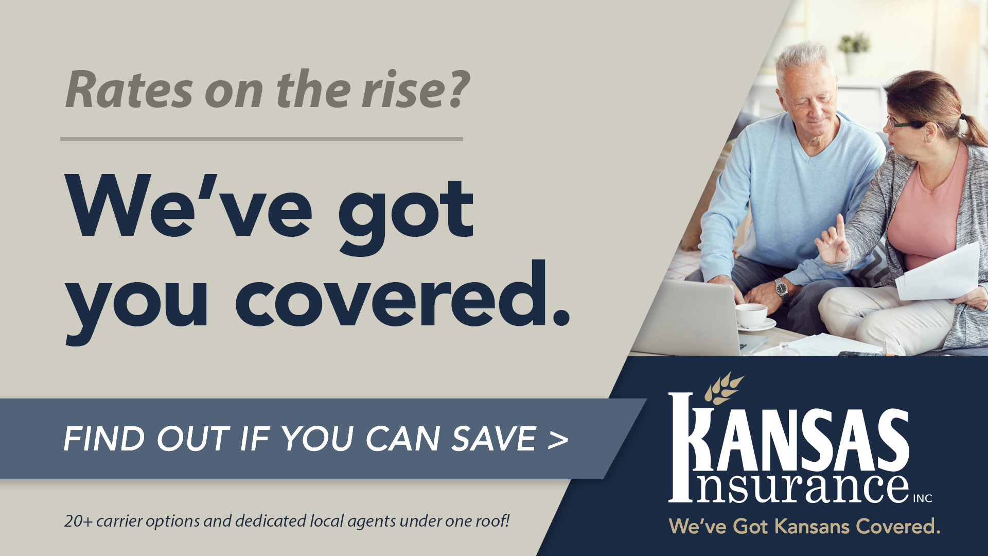 Professional Advertisement for an insurance agency.