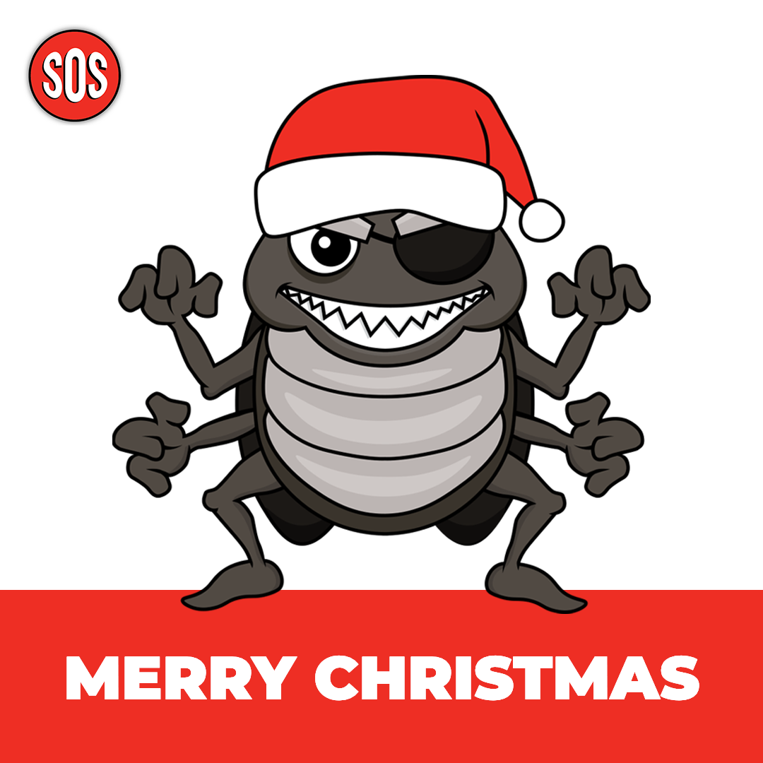 professional advertisement made by KMG for SOS Pest Control.