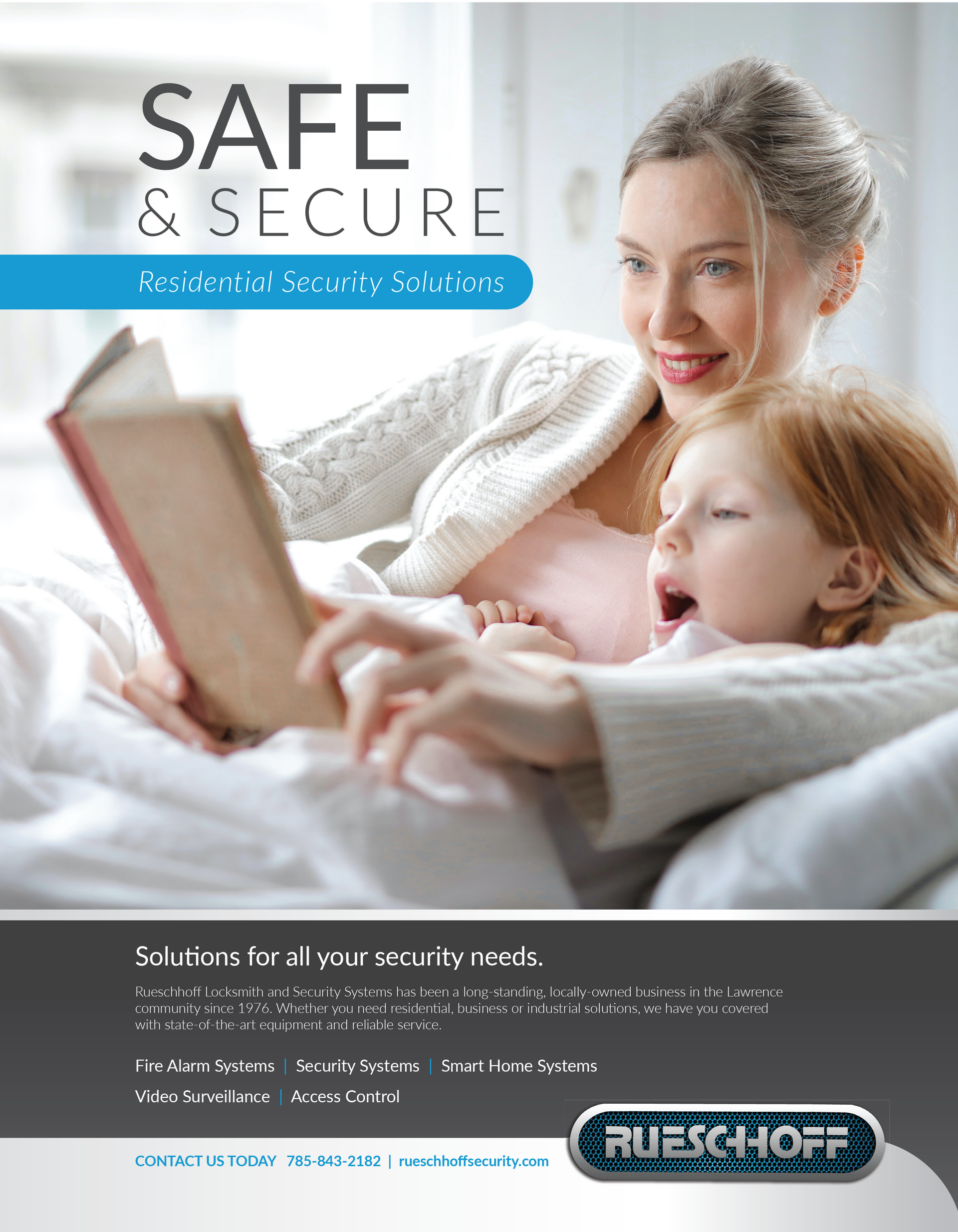 Professional photograph of a mother reading to her daughter.