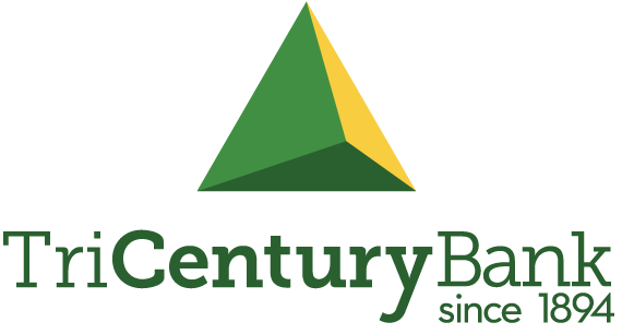 the logo for tri century bank since 1894