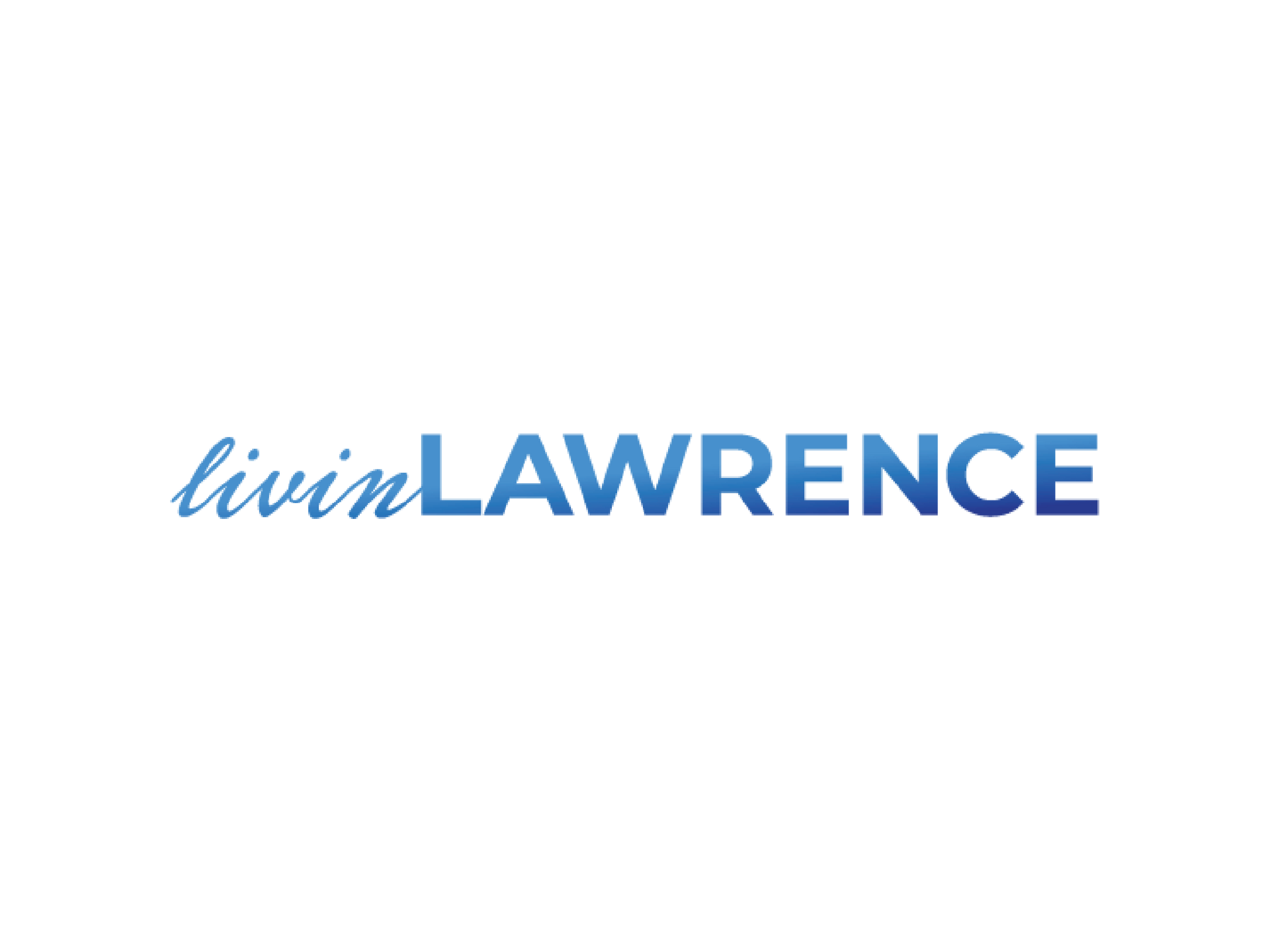livinLAWRENCE logo made by KMG.